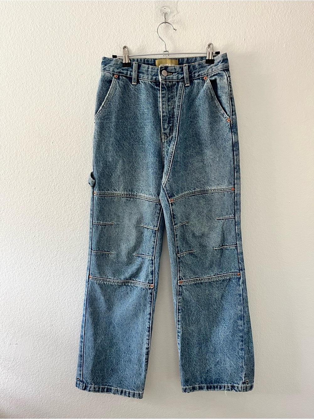 NO ONE ELSE Straight Leg Jeans Blue Size 27 Cotton Blend